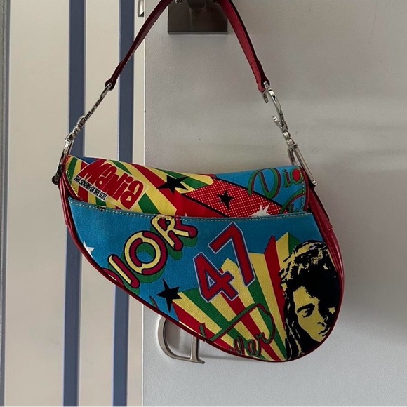 Vintage John Galliano Christian Dior 2003 Mania Saddle Bag - Picture 5 of 8